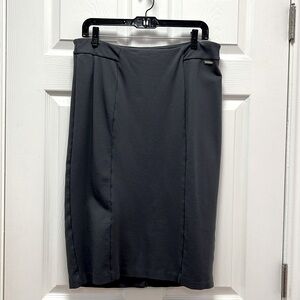 Dark Gray T Tahari Pencil Skirt